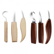 우드 카빙 키트 3종세트 호두나무 우드 카빙 3종세트나무조각 우드카빙 조각칼 카빙칼DIY 목공예 취미 조각 만들기 우드 호두나무, 우드카빙 3종세트