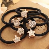 기쁜오늘 골드 메달 짱짱한 여성 댕기 머리끈 hairband 20 30 40개