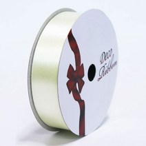 금비 공단리본 고밀도주자리본(50mm*15m), CC#04 크림색, 15m