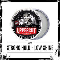 [당일발송]UPPERCUT DELUXE 클레이 Clay 수성포마드 어퍼컷디럭스코리아 정식수입, 70g, 3개