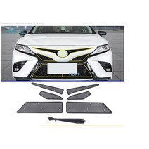 양봉 헤드 보호망Toyota Camry 2018 2020 자동차 프론트 그릴 인서트 네트 스크리닝 메쉬 워터 탱크 엔진