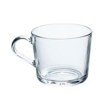 이케아 강화유리 머그컵 손잡이컵 커피잔 투명 240ml
