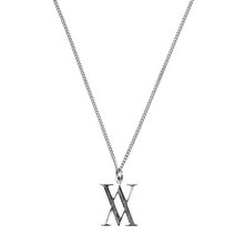 Emblem Double V Necklace