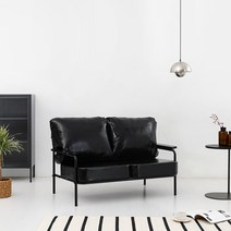 마켓비 DELU 2인소파 1665, 블랙 3532.7881