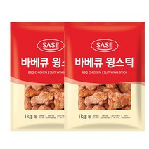 천지농산/사세 바베큐윙스틱 (펼친봉) 1kgX2팩, 2kg
