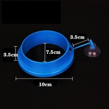 거북이 사료 반수생 파충류용품 먹이 판매물고기 먹이 반지 수족관 안전한 부동 음식 부력 서클 구피 베, 04 4