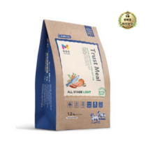 라이브잇 목우촌 트러스트밀 라이트 체중조절 건식사료, 4개, 1.2kg