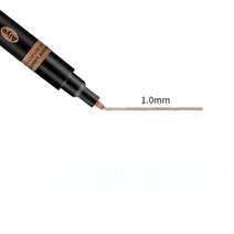 미러 펜 반사 페인트 금속 크롬 플레이트 실버 마커 DIY 액체 서명 모델 고광택 전기 도금, Chrome copper-1mm