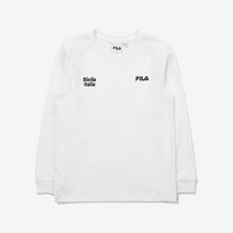 휠라키즈 에센셜 스몰로고 티셔츠 (FK2RLE1101X_OWH)