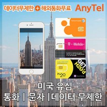 [미국] at&t, 미국 27일_4G LTE무제한+현지통화무제한, 1개