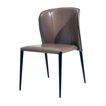 하이파 샤룬 천연가죽의자 색상4, 샌드