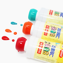 동아 딩동댕 수채화 물감 200ml 낱개 대용량, 연두