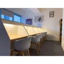 스터디카페 독서실책상 일룸독서실 1인스터디룸 칸막이 방해금지책상 수능선물 대학입학선물, L.0.8Lx0.6Wx1.2H