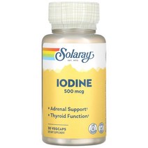 솔라레이 Iodine 500mg 베지 30정, 1개, 기본