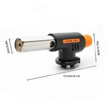 가스히터 난로 파츠 수리 용접 가스 버너 불꽃 토치 총 Blowtorch 요리 솔더링 자동 바베큐 캠핑, 01 1pcs