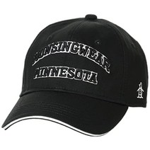 먼싱웨어 Munsingwear 남성용 골프모자 트윌 클래식, 블랙
