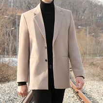 남자 오버핏 싱글 블레이져 자켓