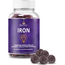 BeLive 비라이브 아이언 철분 구미 Iron Gummies 60개입