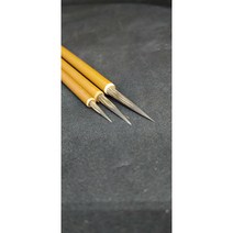 강추 쥐수염붓 소 중 대 민화 동양화 공필 세필 캘리그라피 서예 한문붓 문인화붓, 대 4mm X 3.2cm