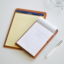 5051 리갈패드 홀더 A5/B5 가죽 메모패드, B5 (20.4x28), 각인추가, 레디쉬브라운