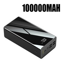 보조베터리 오리지널 헤비 듀티 고속 충전 보조베터리 대용량 2A 급속 충전 COD 200000mah 2023 신제품, 05 파란