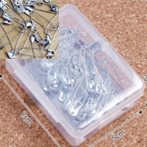 50P 옷핀(3CM) 옷핀브로치 와펜만들기 옷핀종류