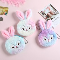 [봄을 전하다] 귀여운 캐릭터 미니 동전지갑 카드지갑 토끼 동전지갑 미니파우치 어린이 코인 동전지갑 학생 카드지갑