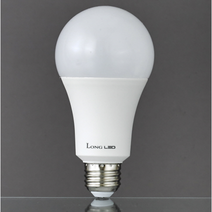 코스모스 LED 벌브 15W 전구 램프 다용도 인테리어 조명 전구색 주광색 심플 화이트, 전구색(3000K)