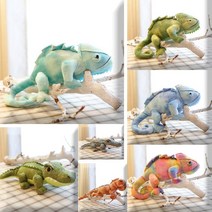 [해외직구] 베일드 카멜레온 인형 Chameleon 악어 도마뱀 파충류, 11번