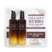 더뷰티케어 하이드로 허니 에멀전 200ml x2 꿀추출물 콜라겐 자작나무수액이 함유 촉촉하고 깊은 보습감을 전해주는 에멀젼 주름개선 미백 이중성 기능성화장품, 1개