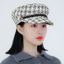 라핑 트위드 로프 마도로스 남여공용 클래식 헌팅캡 2colors