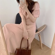 여성 봄 여름 가을 롱 원피스 허리끈 브이넥 히피디피 지지미 시어서커 엄마 하객룩 어깨끈 베이비돌 시원한 맥시랩 경성의복 린넨 휴양지