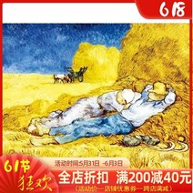세계명화 DIY 보석십자수 정교한 프린팅 DMC 십자수 정품 거실 침실 반 고흐 세계명화유-96220, 11ct 정밀 프린트 DMC 오리지널 라인