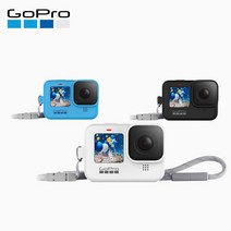 고프로 정품 히어로10 9 슬리브+고정끈 실리콘케이스 IP, 화이트