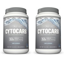 CytoSport CytoCarb Maltodextrin Powder 사이토스포츠 사이토카브 말토덱트린 파우더 무향 896g (2팩), 2팩