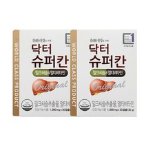 간에 좋은 밀크씨슬 간 영양제 닥터슈퍼칸 2개월, 2개, 30정, 30정