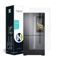 [천삼백케이] [힐링쉴드] 삼성 냉장고 T9000 RF85M95E2SL 무광 외부보호필름, 단품