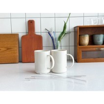 트라이탄 머그컵 14oz 아이보리머그