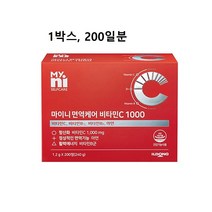 일동제약 비타민C 1000mg 정 정제 알약 캡슐 천연 자연 유래 아스코르빈산 고용량 고함량 대용량 정품 추천 아연 비타민b 1 6 종합 항산화 면역 활력 효능 식약처 인증 인정, 200정, 1개