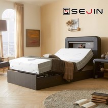 세진침대 다우스 LED 모션베드 전동침대 프레임만S, 없음