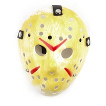 골드 빈티지 파티 마스크 섬세한 제이슨 Voorhees 프레디 하키 축제 할로윈 가장 무도회 공포 전체 얼굴, [09] 10