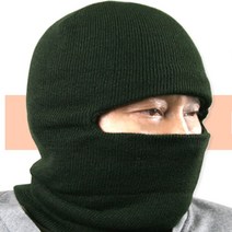 방한 니트 바라클라바 겨울 넥 페이스 워머 모자 목토시 후드 복면 국산, 카키