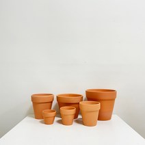 루아데코 토분 저렴한화분 황토색 토분 중국토분 작은식물 키우기