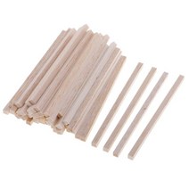 Royalways 50 발사 목공예 유치원 수제 공예 모델 액세서리 5/8/11cm 만들기에 대한 Dowel 막대, 110mm, 나무, 나무