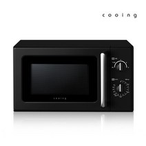 쿠잉 레트로 전자레인지 20L MM-R20AB 블랙
