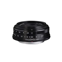 보이그랜더 ULTRON 27mm F2 X-Mount Black