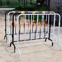 가설 휀스 공사용 도로 공사 철마 가드레일 흑황 임시공사 시가지 이동안전 스테인리스, 01 철마 가드레일 1x1.5(옐로우블랙)