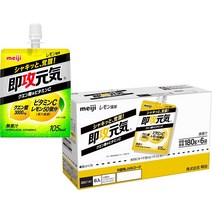 [공 판매] 메이지 즉공 건강 젤리 구연산 & 비타민 C 레몬 맛 180g × 6 개