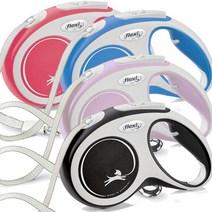 플렉시 대형견 자동리드줄 더뉴컴포트 테이프타입 L, 레드 5m