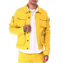 Buyers Picks 트윌/데님 트러커 자켓 진자켓 w/ 유틸리티 포켓 123578